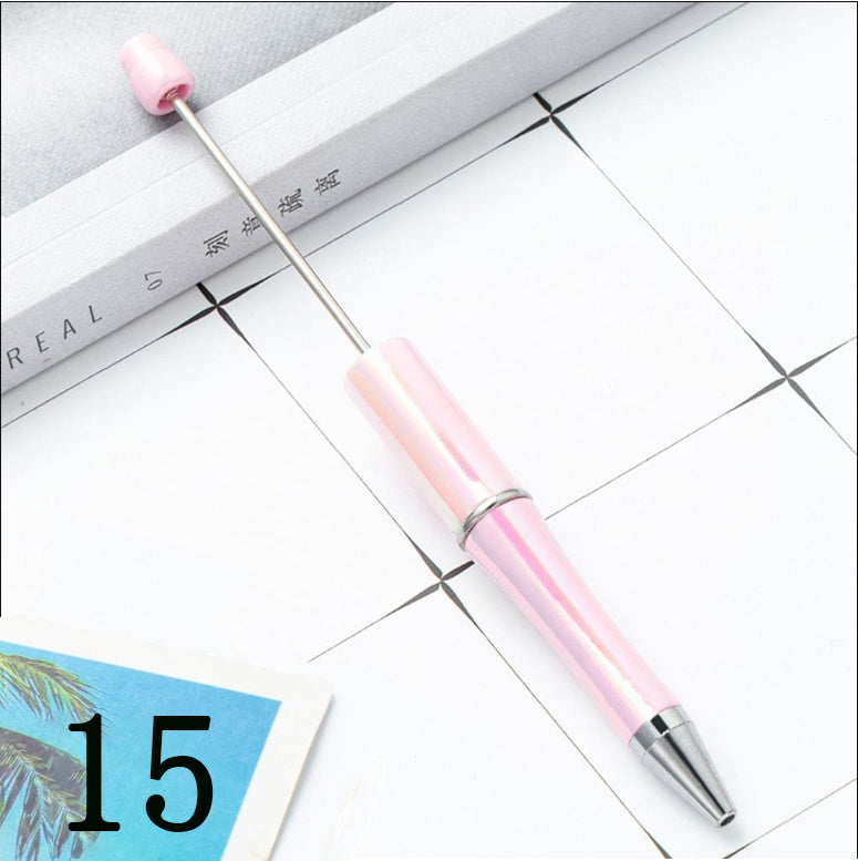 Beadable Pens with UV Coating and Glossy Finish Beaded Pens