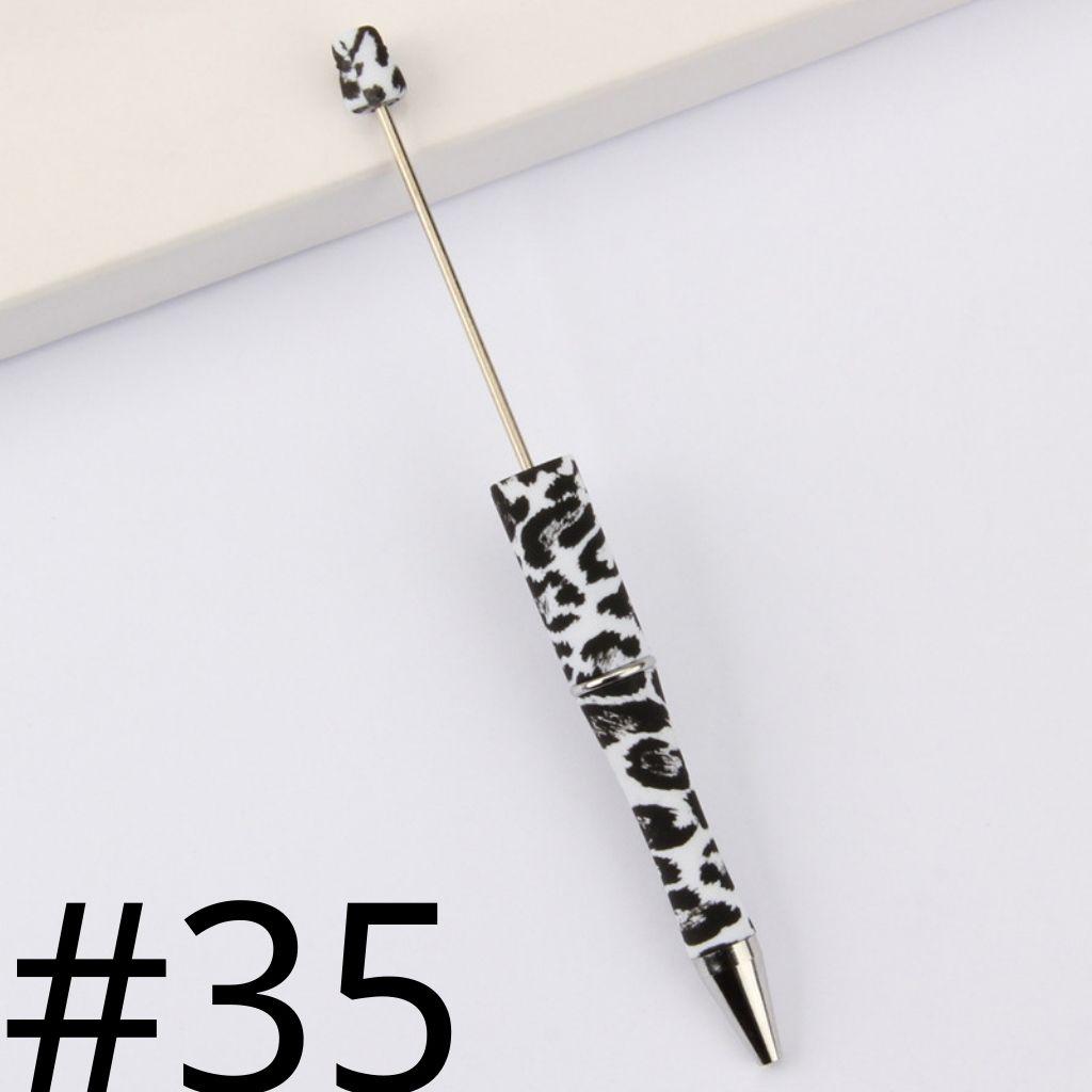 Printed Panther Beadable Pens Number 35