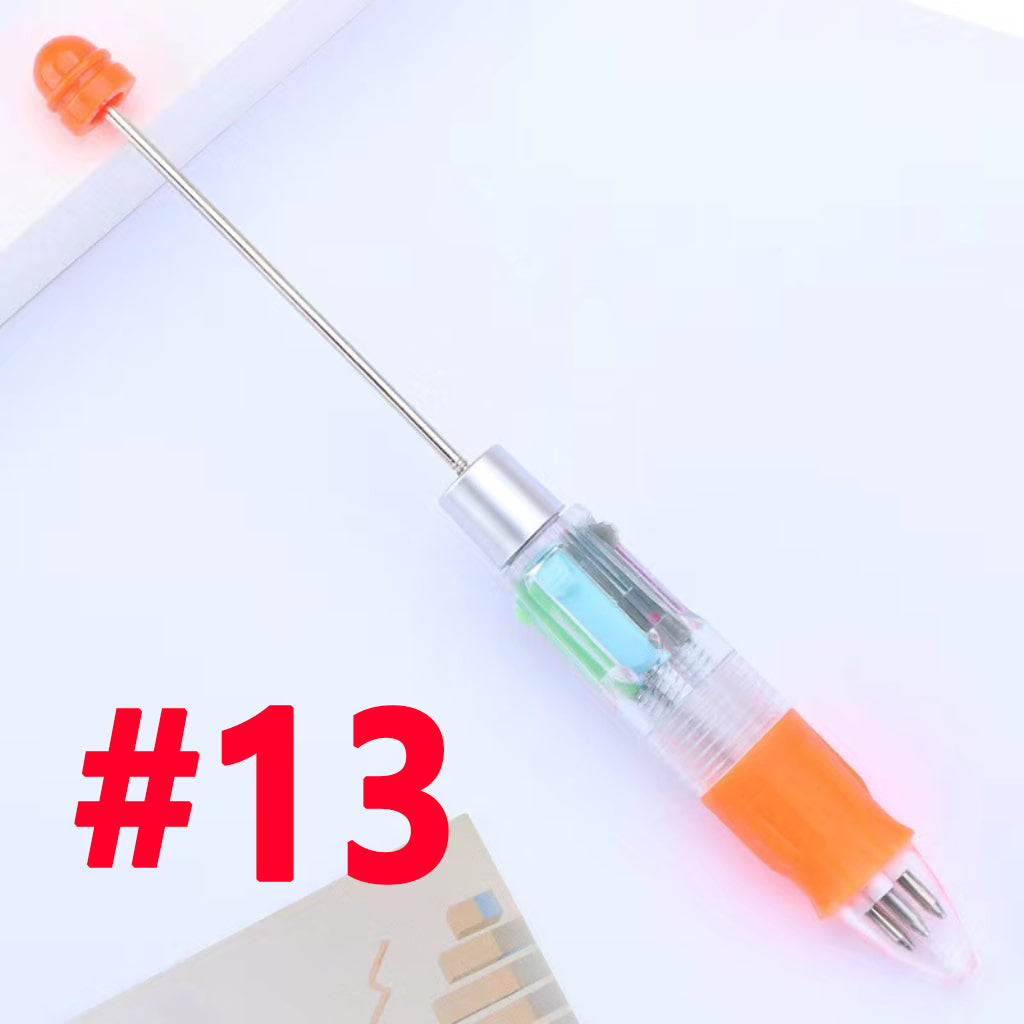 Beadable DIY 4 Color Ink Pens Without extra refills