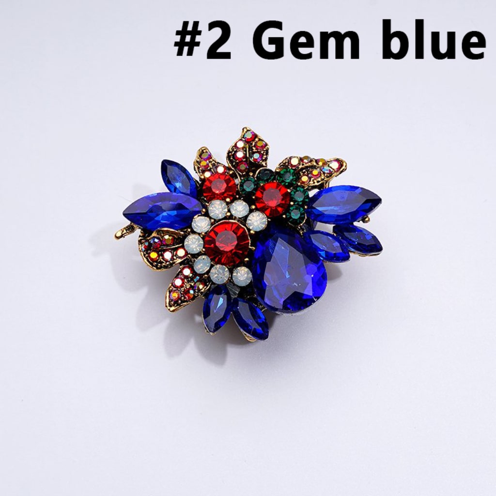 Delicate Fancy Gold Alloy Flower with White Pearls Cute Butterflies Hearts Stars Colorful Shiny Rhinestones Clay Beads, Around 48*41MM
