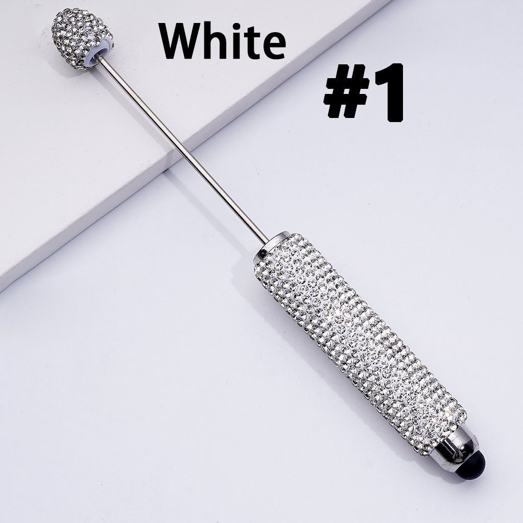 Whimsical Vivid Fruit Series Pens – Beadable Design with Clear Sugar White Accents