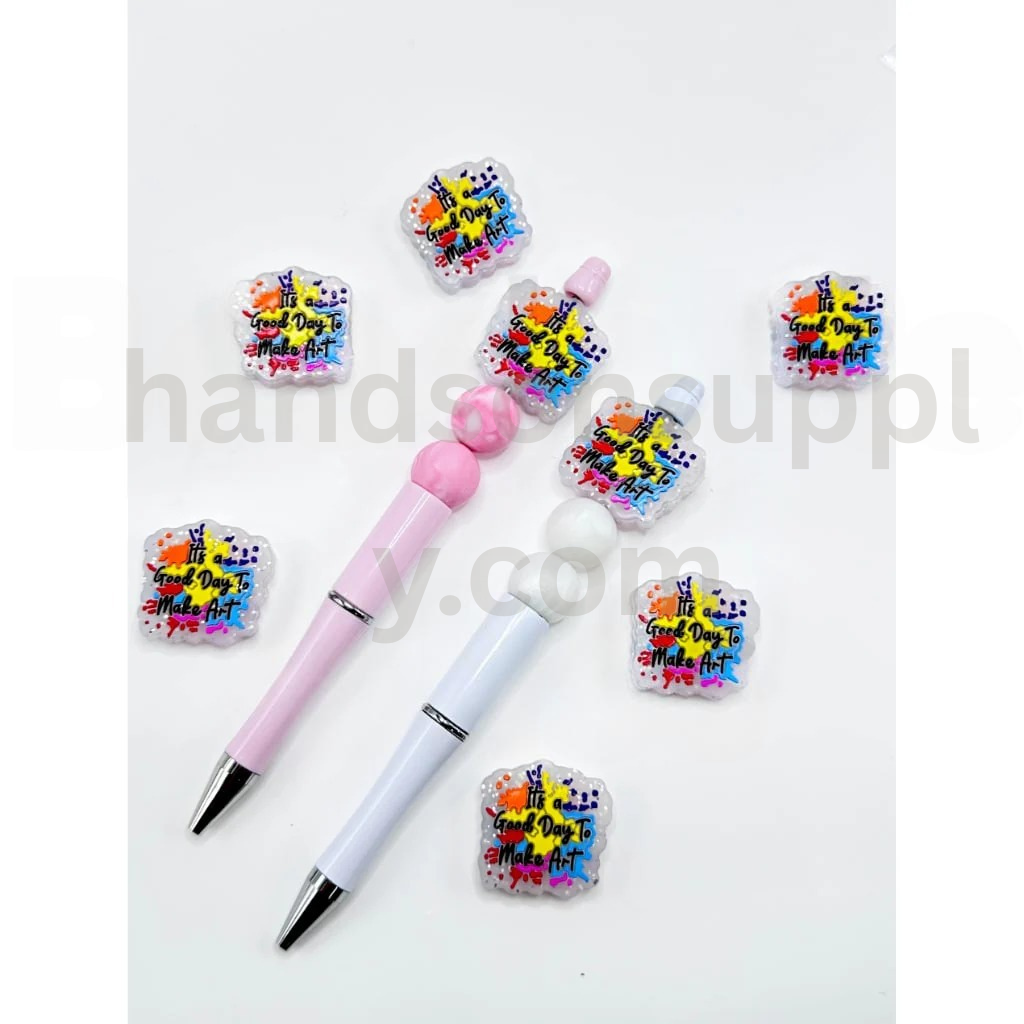 It's a Good Day to Make Art Silicone Focal Beads