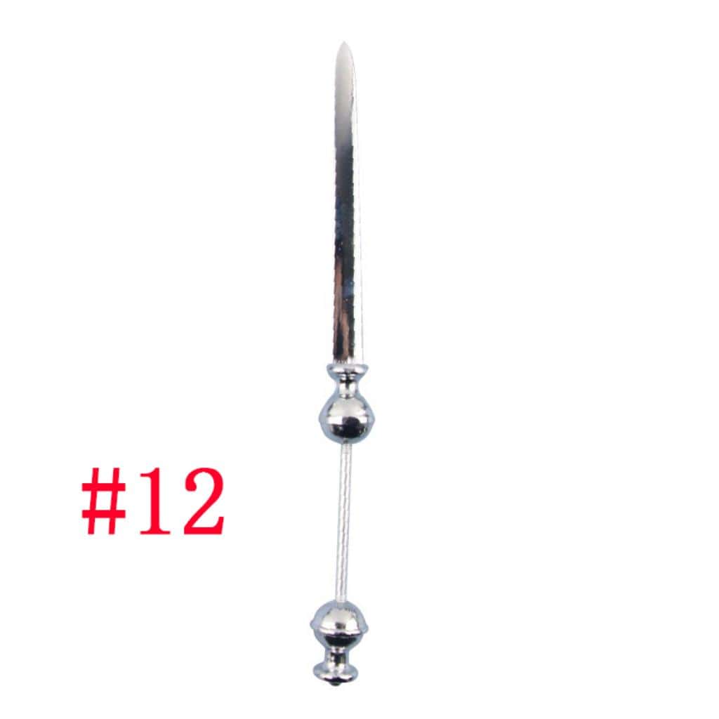 Beadable Envelope Opener, Corkscrew Bottle Opener, Cheese Butter Knife, Dessert Spoon, Fork, Teaspoon, Grill Utensils