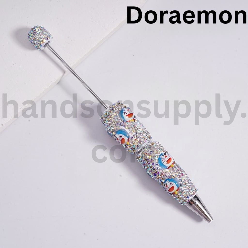 AB Rhinestones Cute Cartoon Sanrio & Friends Charms Hello Kitty, Doraemon, Donald Duck, Minni, Mickey, Kuromi, Wild Fox Beadable Clay Pens