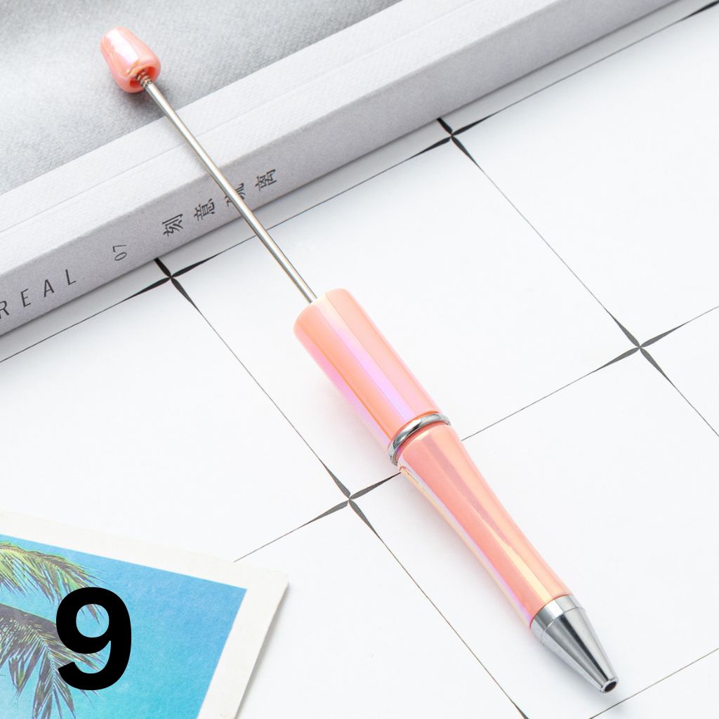 Beadable Pens with UV Coating and Glossy Finish Beaded Pens