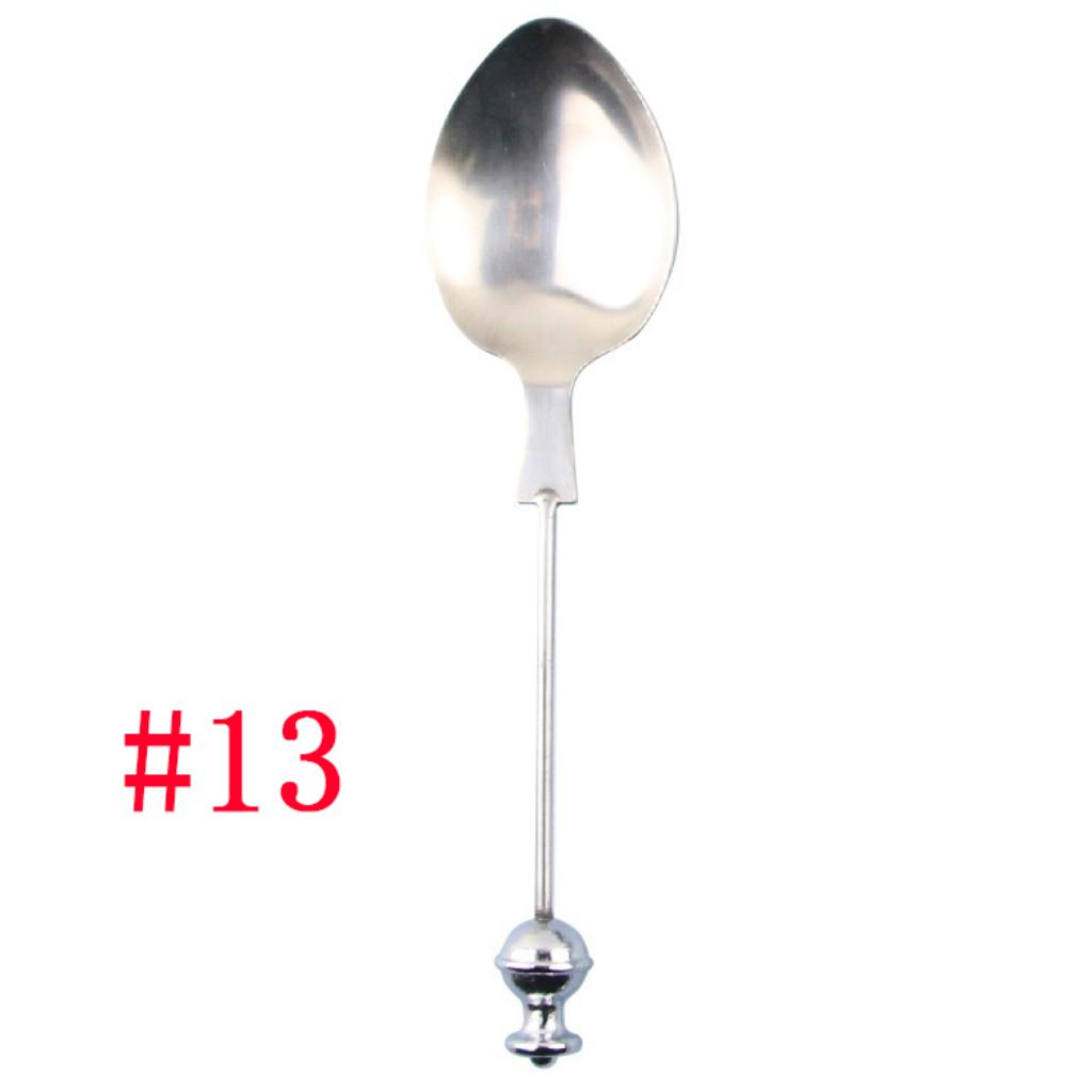 Beadable Envelope Opener, Corkscrew Bottle Opener, Cheese Butter Knife, Dessert Spoon, Fork, Teaspoon, Grill Utensils