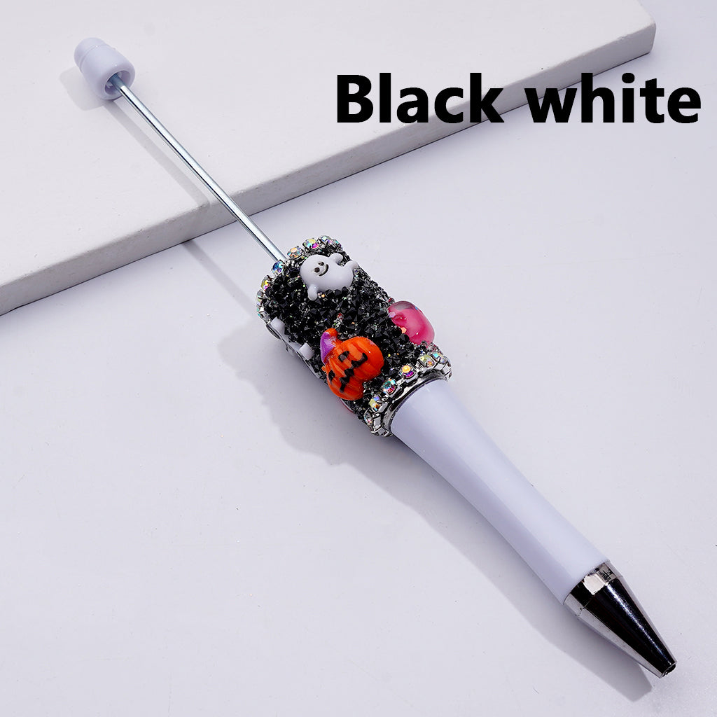 Clear Sugar Halloween Series AB Rhinestones Charms Beadable Pens