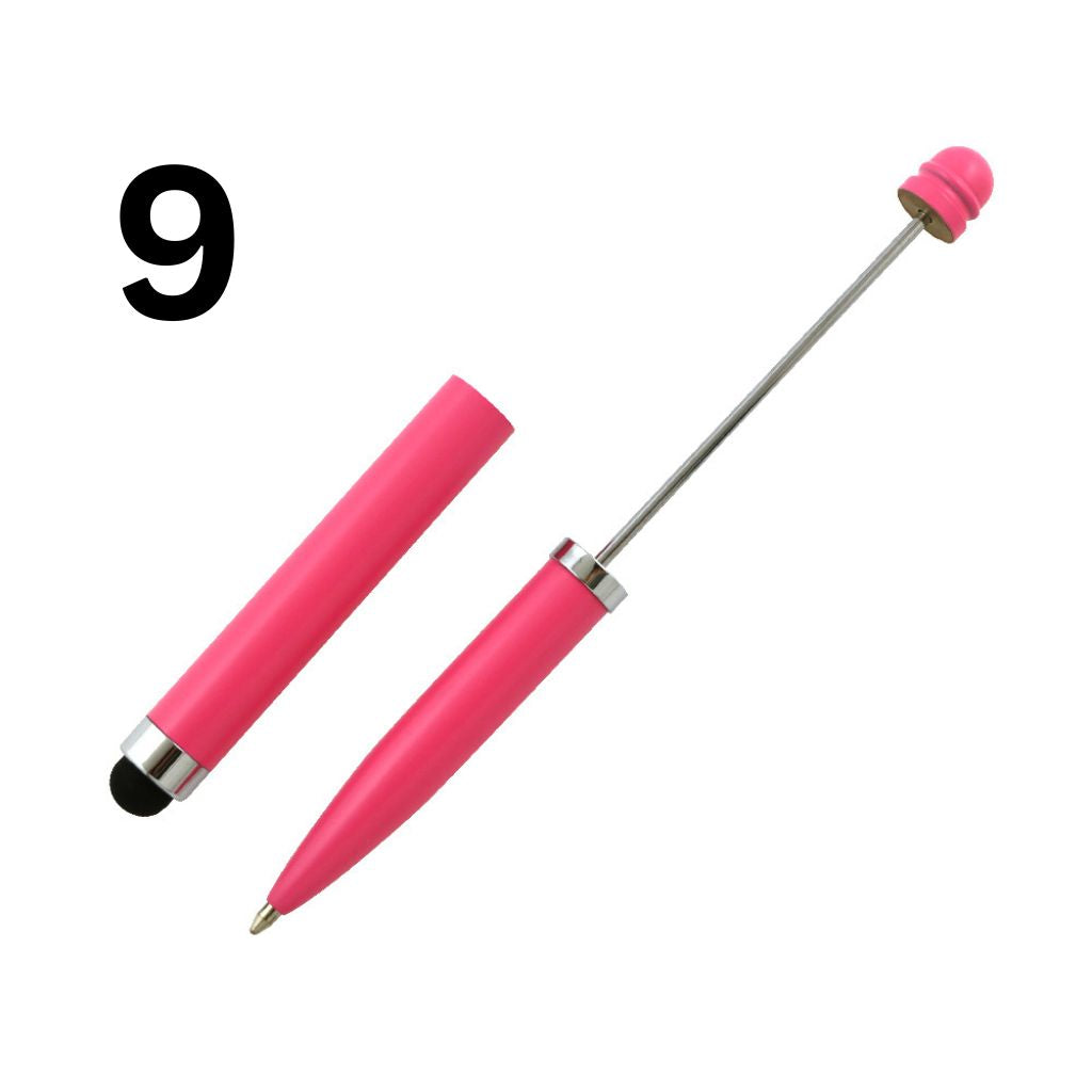 Metal Beadable Stylus Pens with Printed and Solid Colors for Touch Screen Devices