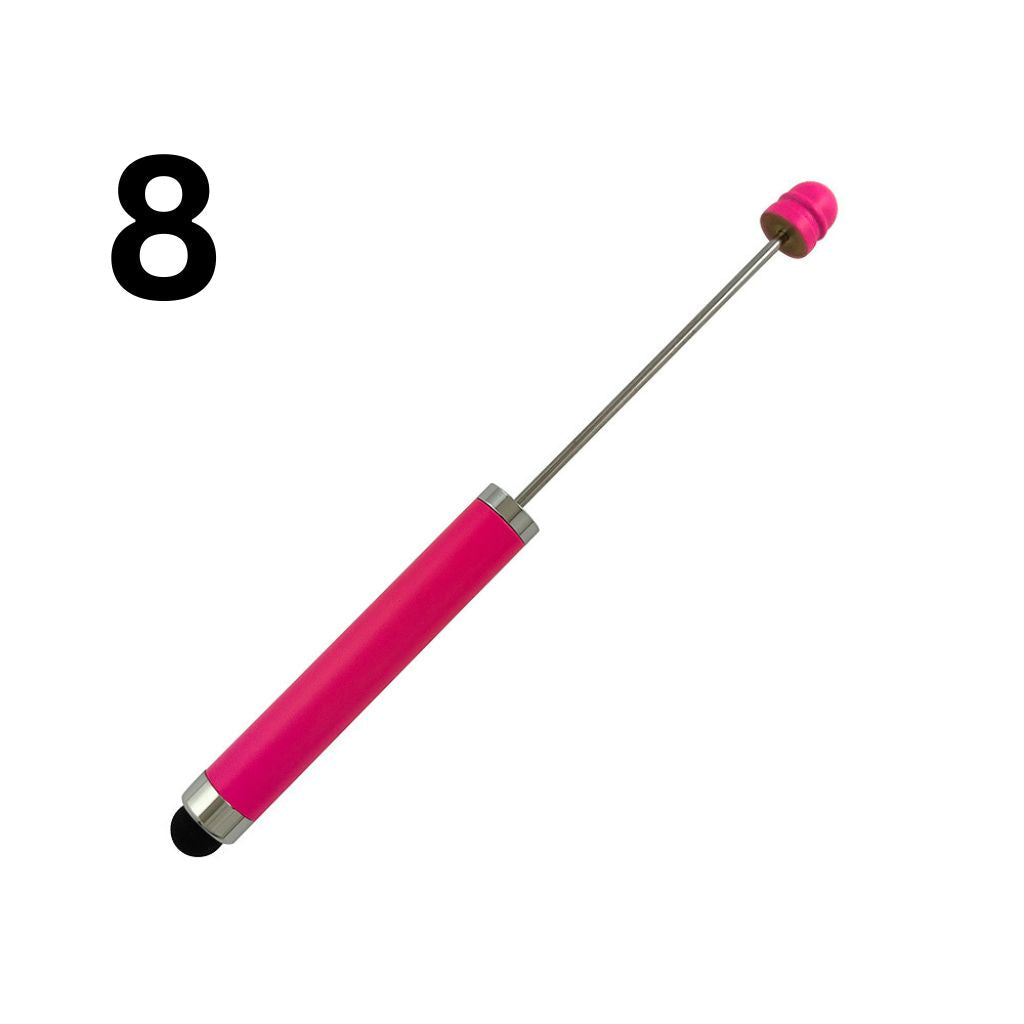 Metal Beadable Stylus Pens with Printed and Solid Colors for Touch Screen Devices