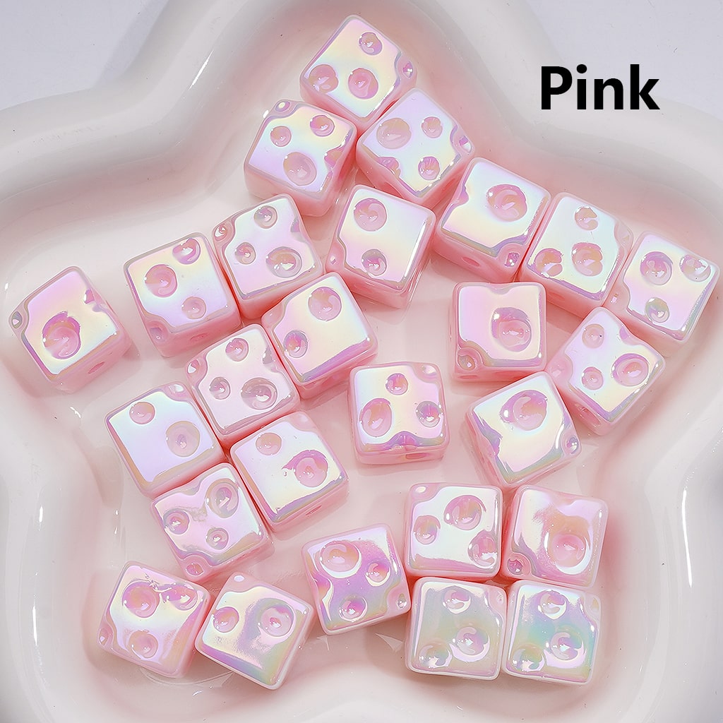Luminous Cute Chesse UV Coating Acrylic Beads 15MM (Single Color is available for 200pcs Whole bag)