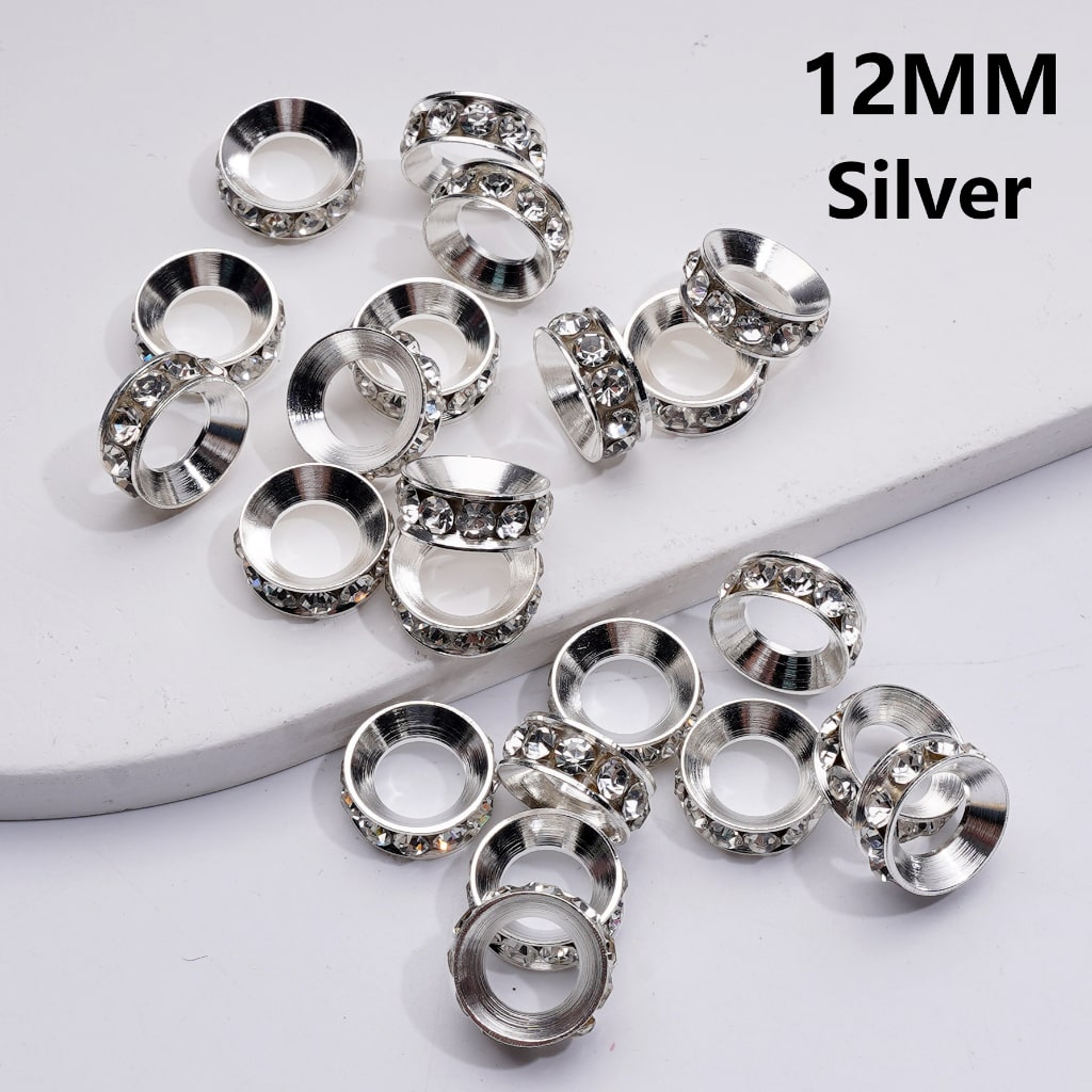 Flowers Irregular Shape Spacer Beads Gold Silver Alloy, 10MM