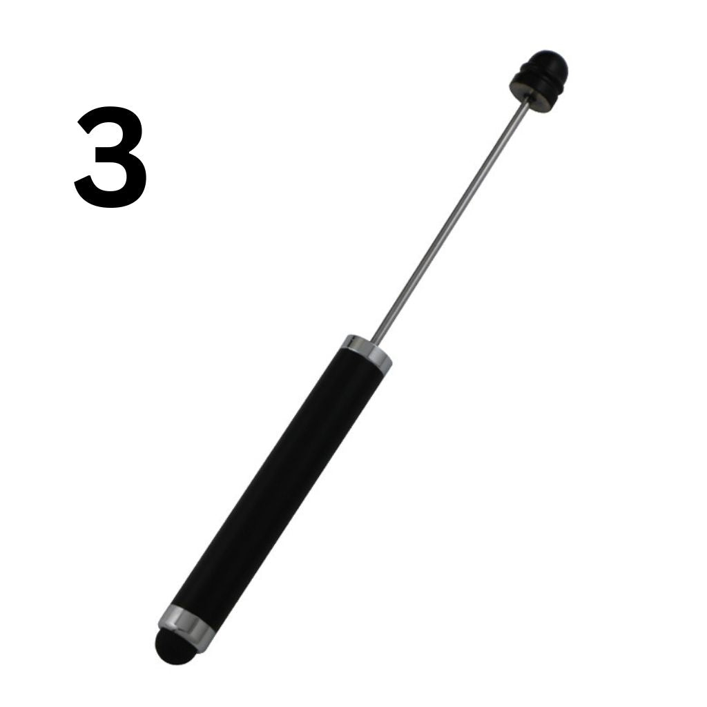 Metal Beadable Stylus Pens with Printed and Solid Colors for Touch Screen Devices