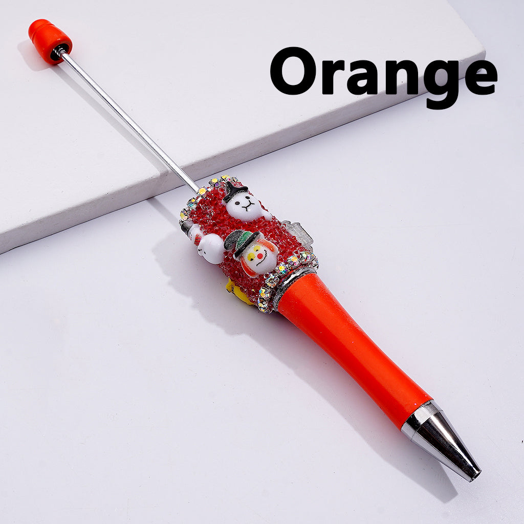 Clear Sugar Halloween Series AB Rhinestones Charms Beadable Pens