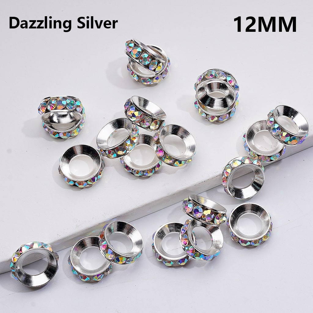 Flowers Irregular Shape Spacer Beads Gold Silver Alloy, 10MM