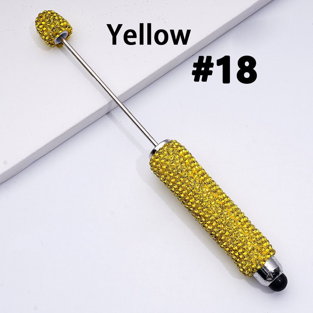 Whimsical Vivid Fruit Series Pens – Beadable Design with Clear Sugar White Accents