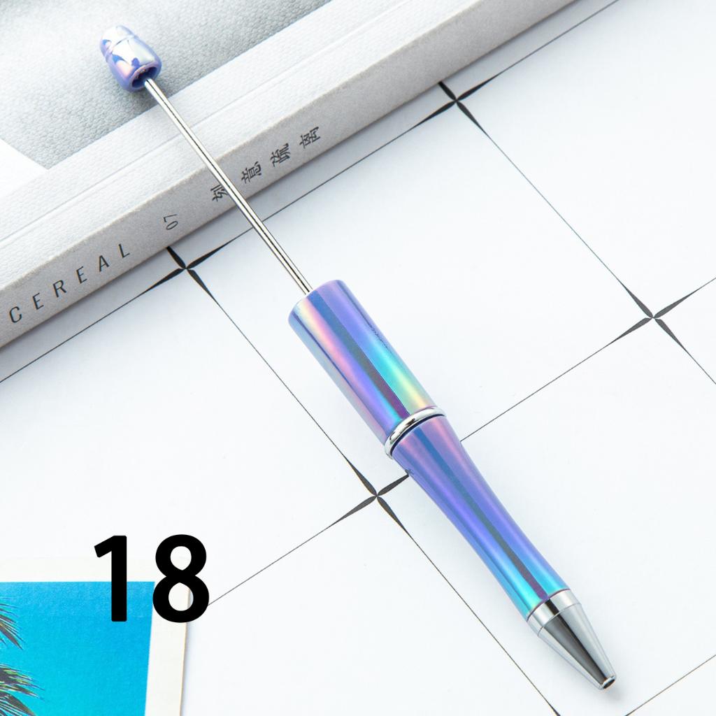 Beadable Pens with UV Coating and Glossy Finish Beaded Pens