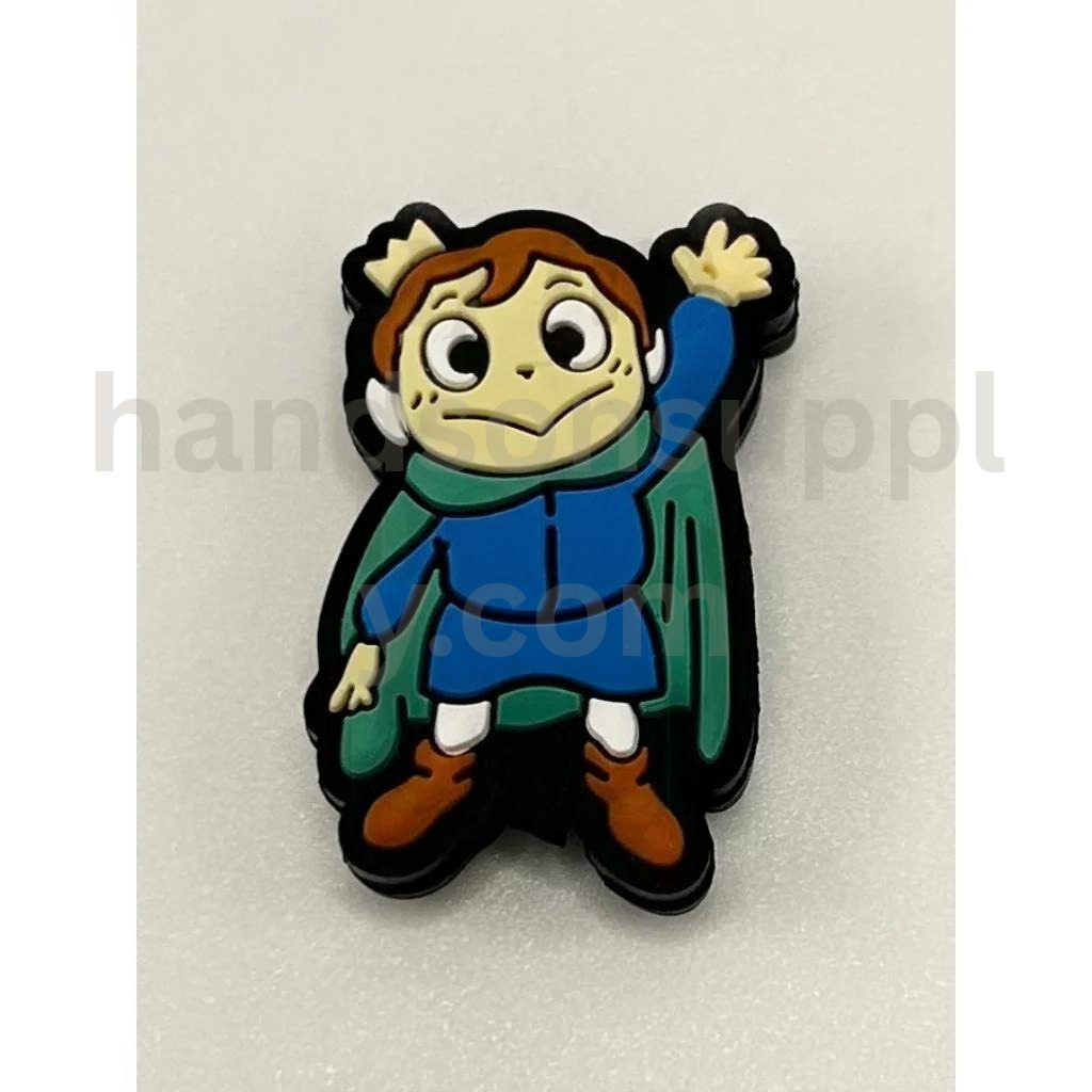 Little Prince with Crown Fairytale Cartoon Silicone Focal Beads