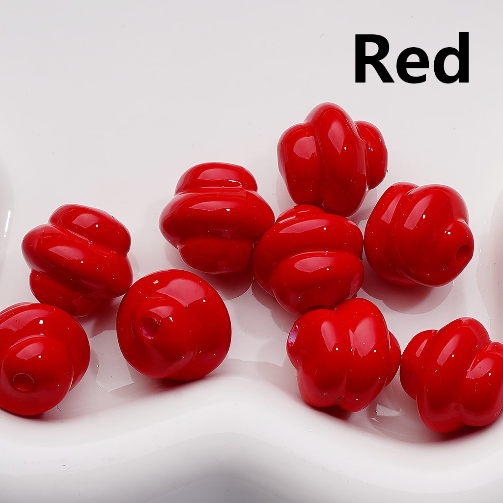 Vivid Cream Cute Acrylic Beads 17*17MM (Single Color is available for 200pcs Whole bag)