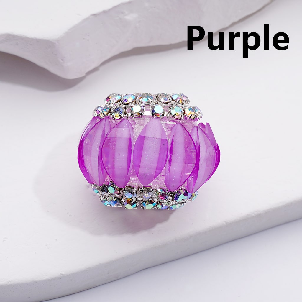 Halloween Pumpkin Acrylic Beads with Multi-Color AB Rhinestones and Chain Design 21*17MM
