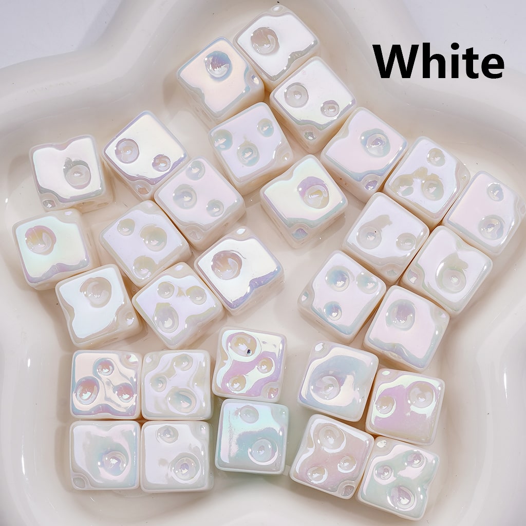 Luminous Cute Chesse UV Coating Acrylic Beads 15MM (Single Color is available for 200pcs Whole bag)