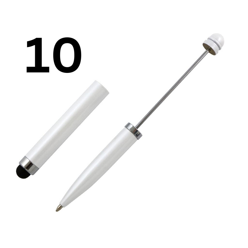 Metal Beadable Stylus Pens with Printed and Solid Colors for Touch Screen Devices