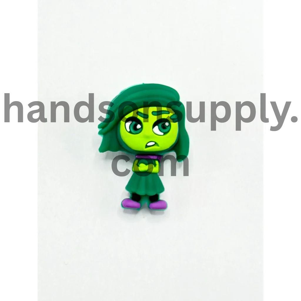 Adorable 3D Insid Out Disgus Cartoon Silicone Focal Beads (Ship out in Around 4-6 Days after Ordering)