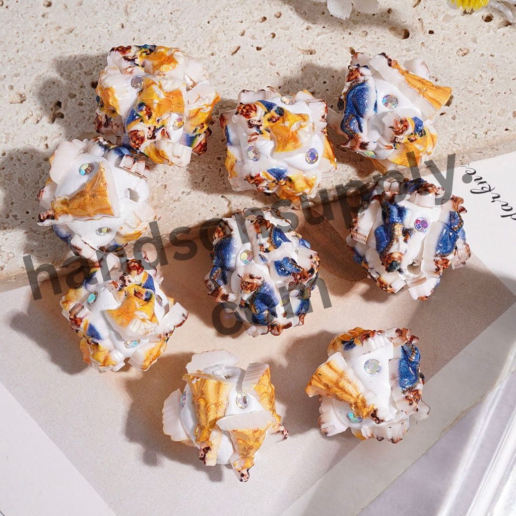 Cute Classic Princess & Wild Beast Character Clay Beads with AB Rhinestones, 18MM, Multi-Color Random Mix
