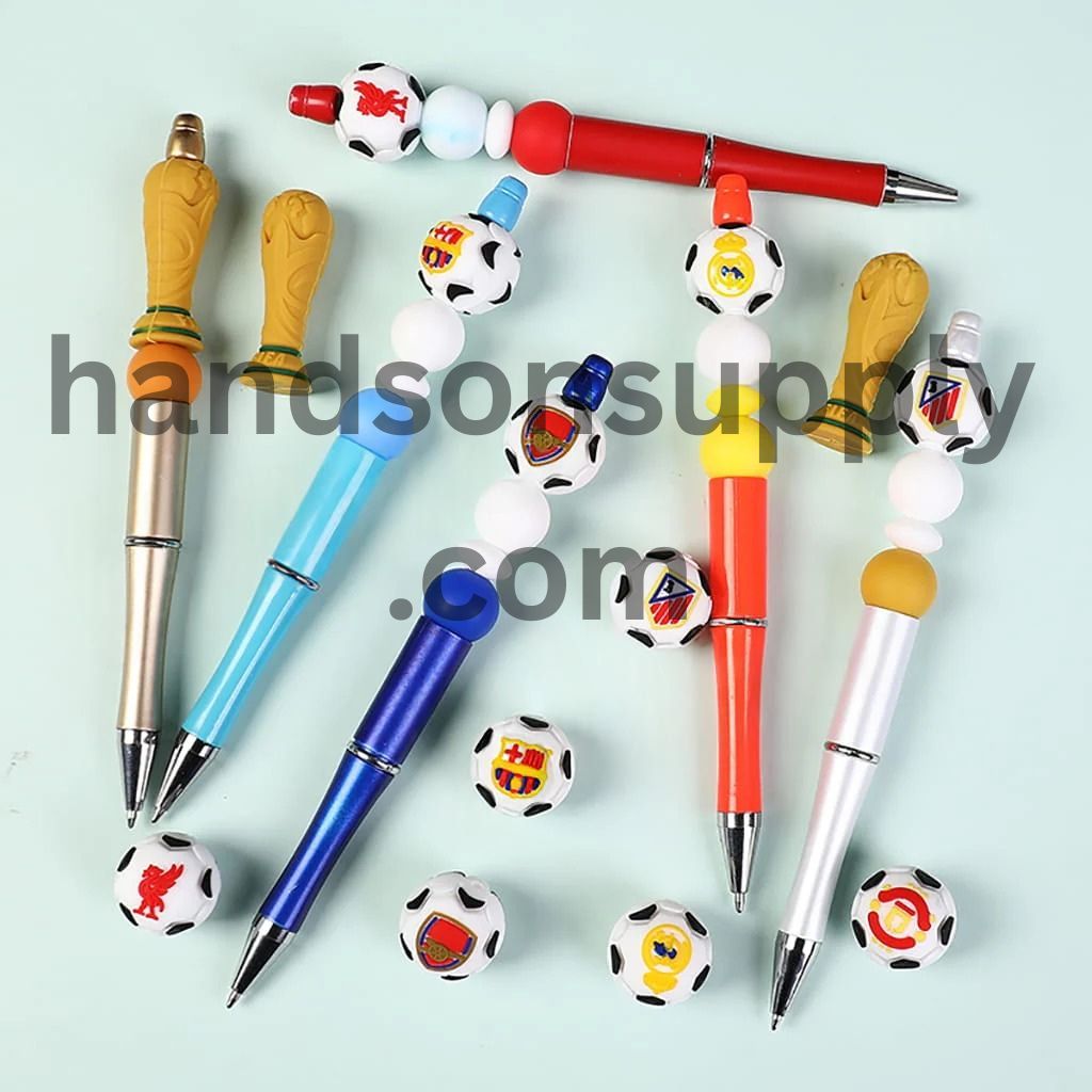 3D the 2026 FIFA World Cup Series, FIFA World Cup Trophy and Football Soccer Balls Silicone Focal Beads