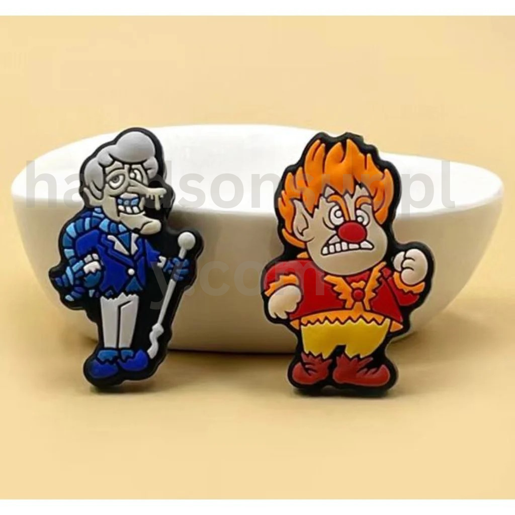Snow & Heat Cute Mise Brothers A Miser Brothers' Christma Silicone Focal Beads