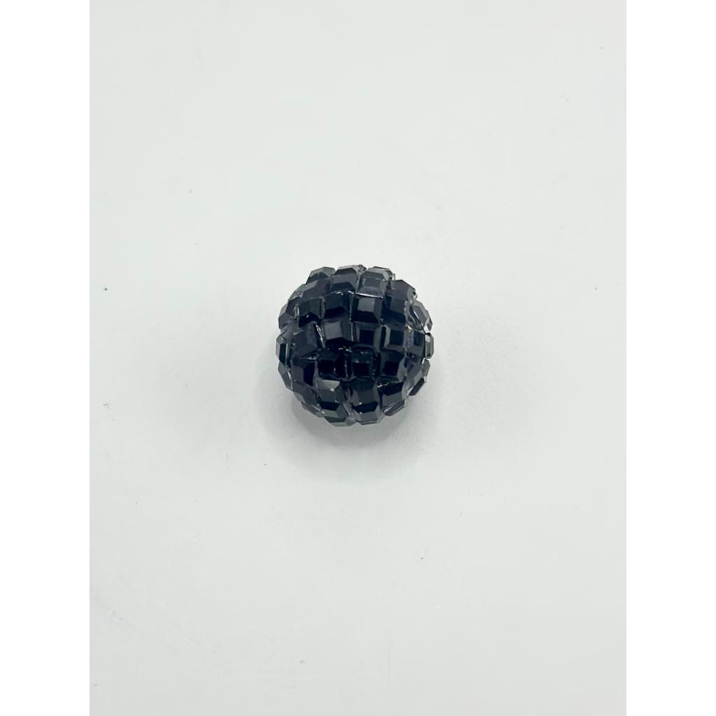 Sparkling Disco Ball Beads, 16mm Acrylic Beads with Crystal Rhinestones, Disco Ball Shape