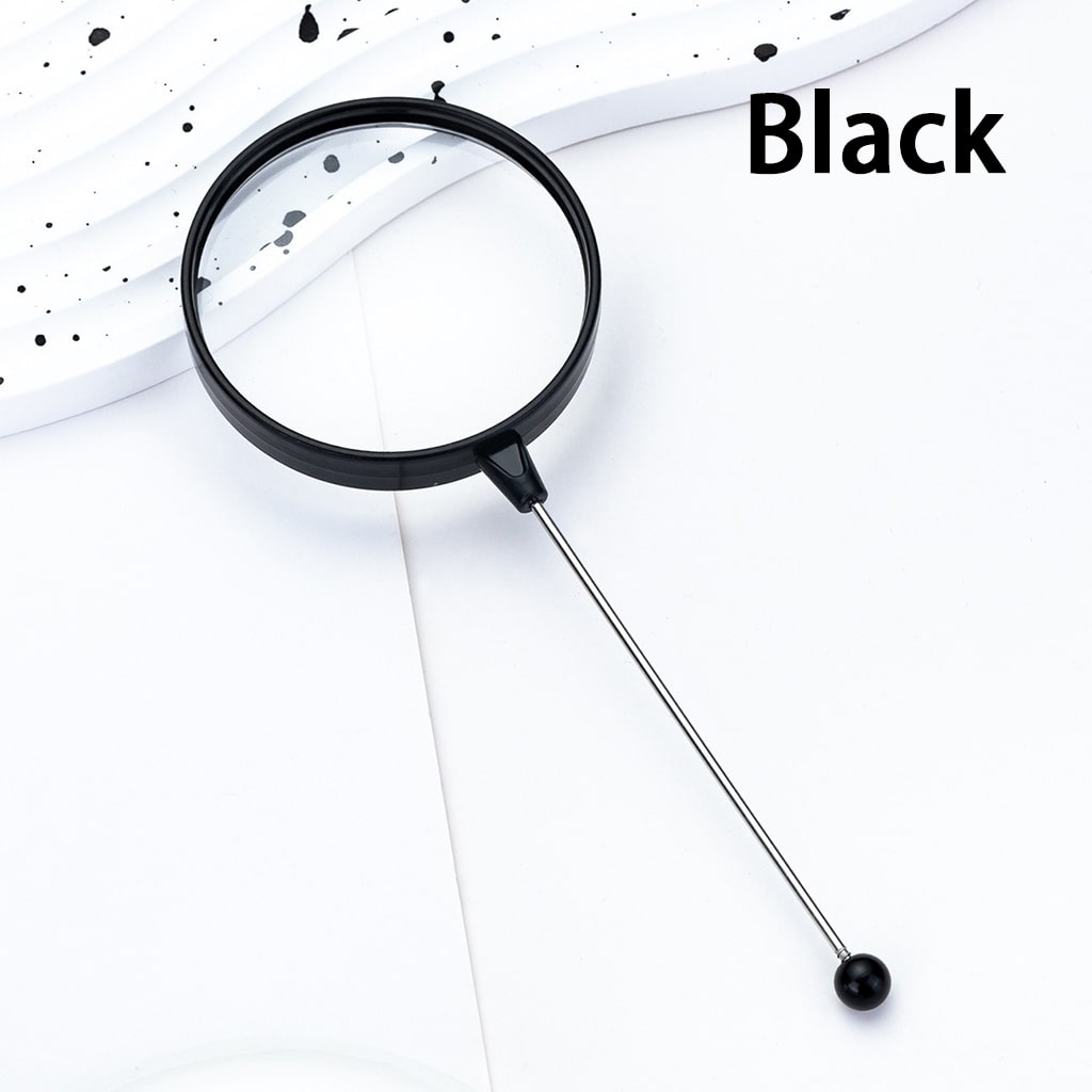 DIY Beadable Decoration Frame Magnifying Glass in Solid Color 164MM