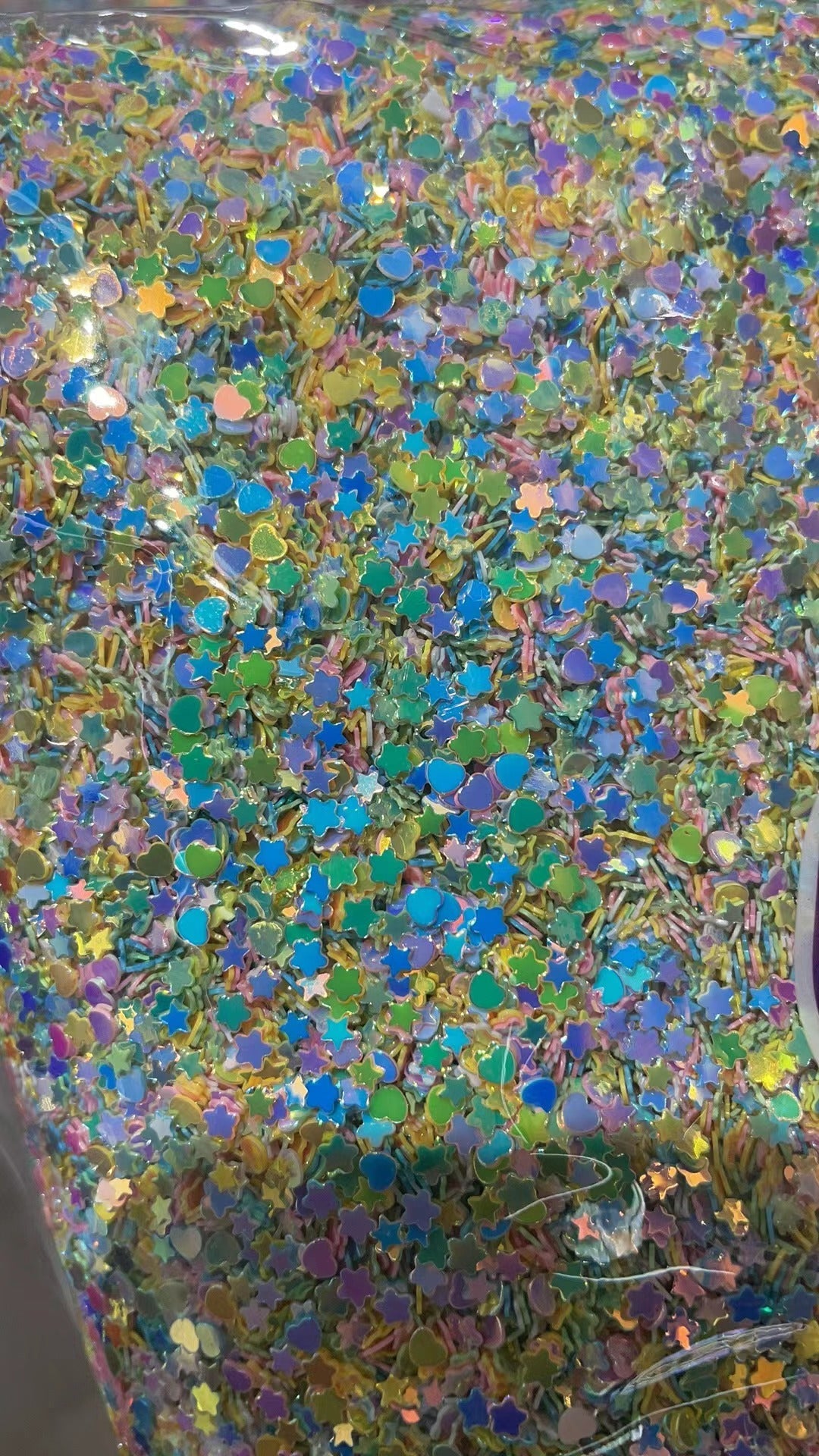 Star & Flower & Heart Shape Confetti, Random Mix