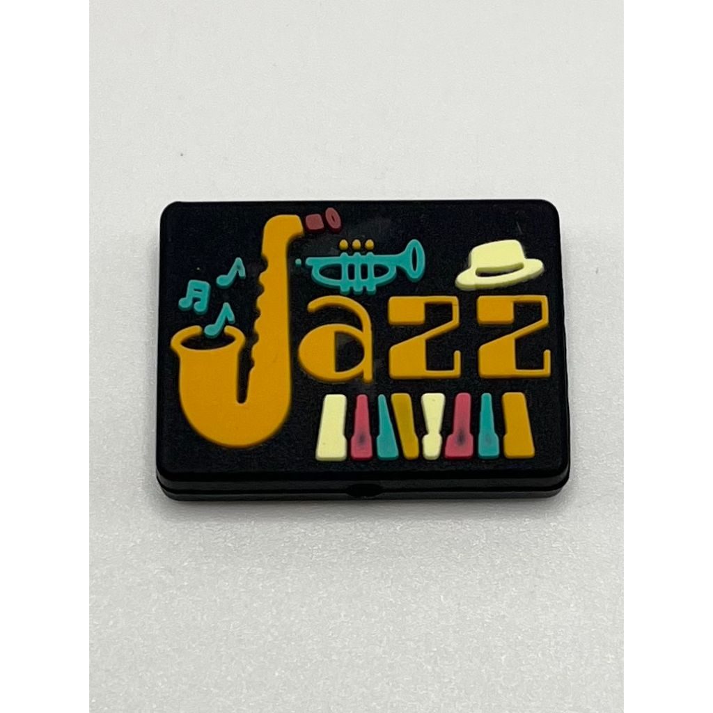 Jazz Music Saxophone Silicone Focal Beads