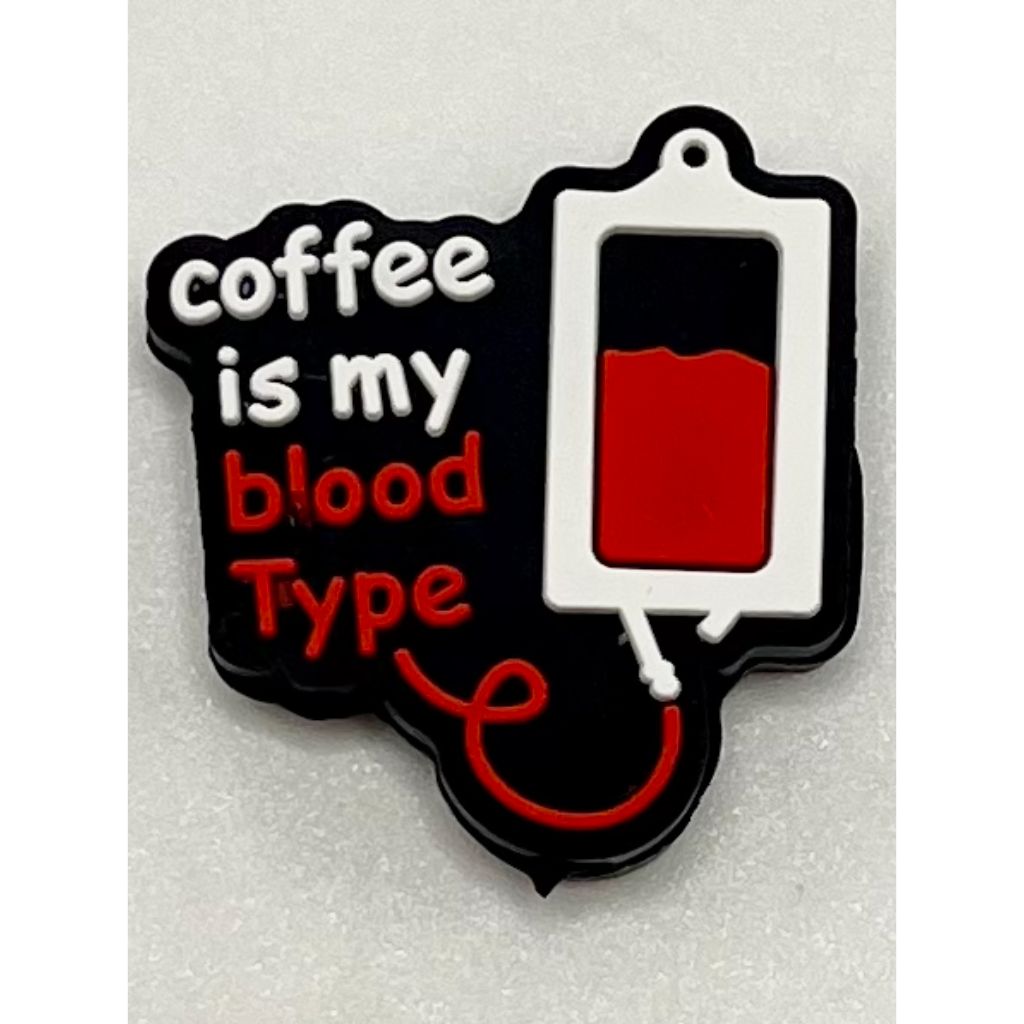 My Red Type Silicone is Coffee Focal Beads