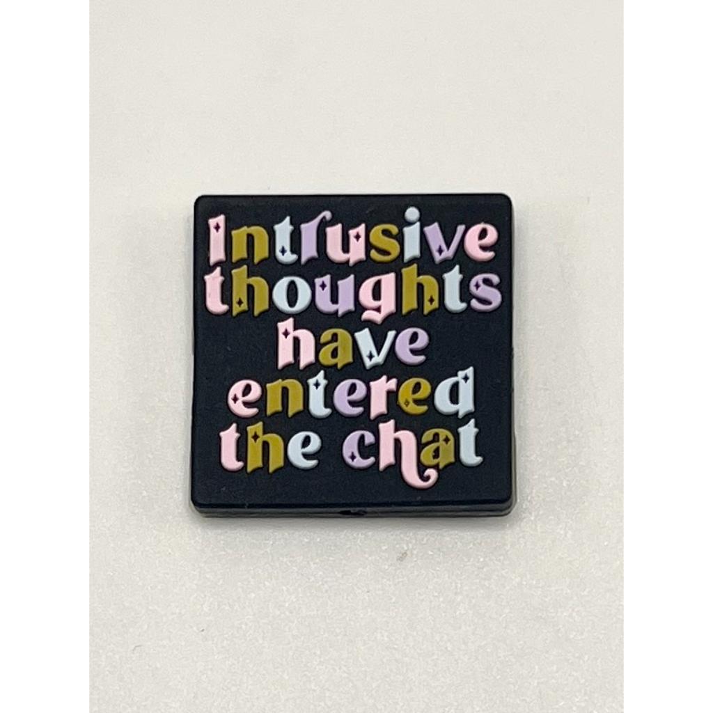 The Chat Intrusive Thoughts Have Entered Silicone Focal Beads