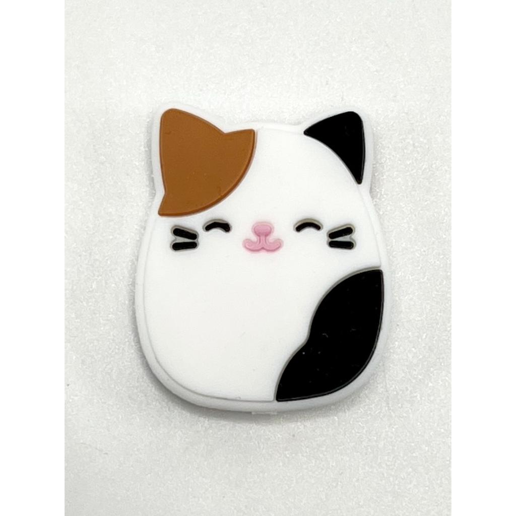 Mellow Cute Squish Cat Silicone Focal Beads
