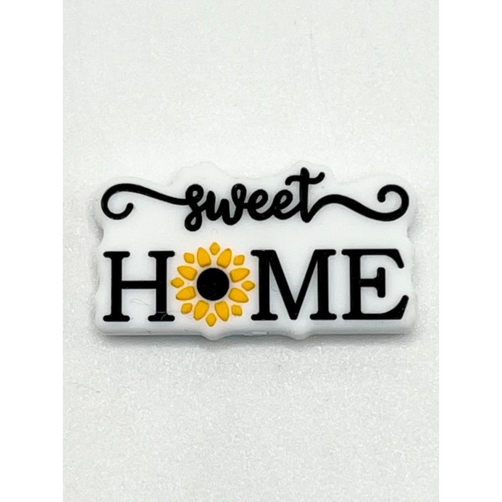 Sunflower with Sweet Home Silicone Focal Beads