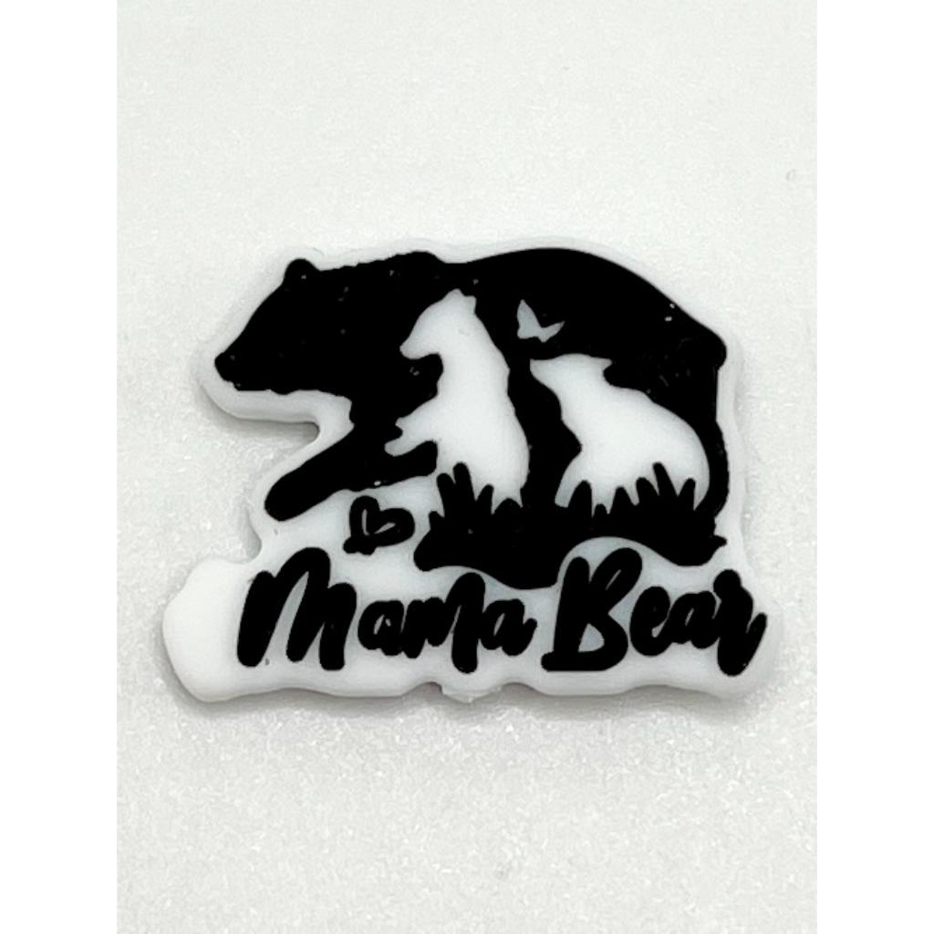 Bear Mama Silicone Focal Beads