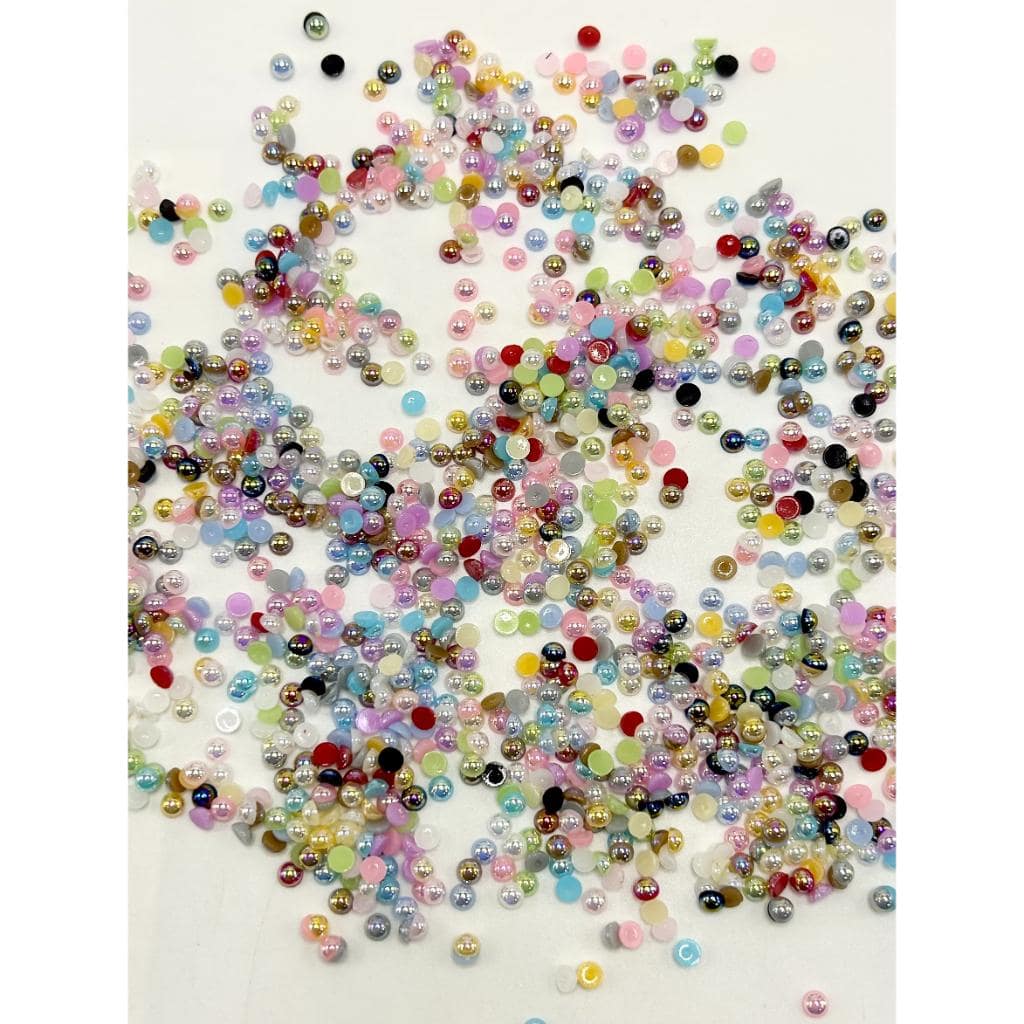 Pearl, Glass Rhinestone, Small Flower Can DIY For Flower Pen & Beads