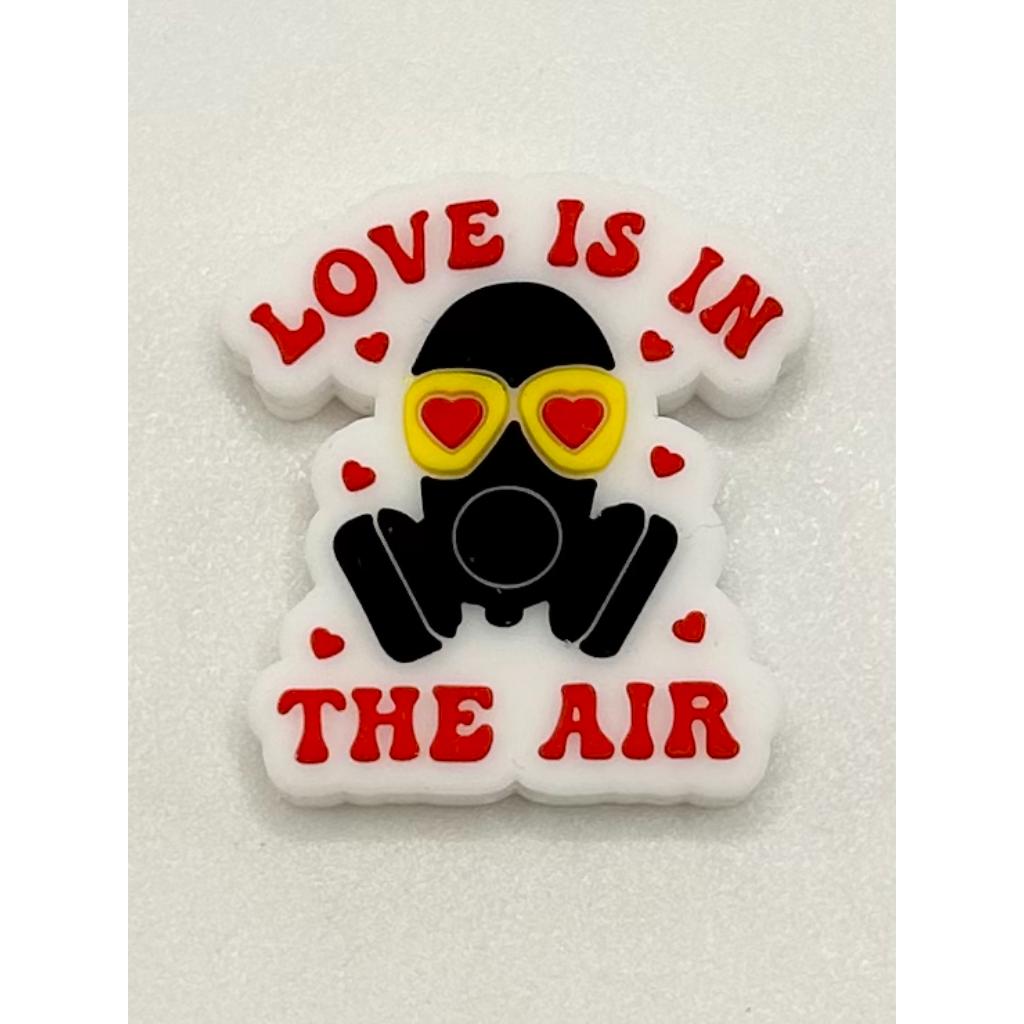 Heart Mask Love Is In The Air Silicone Focal Beads