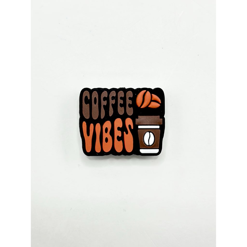 Vibes Bean Coffee Silicone Focal Beads