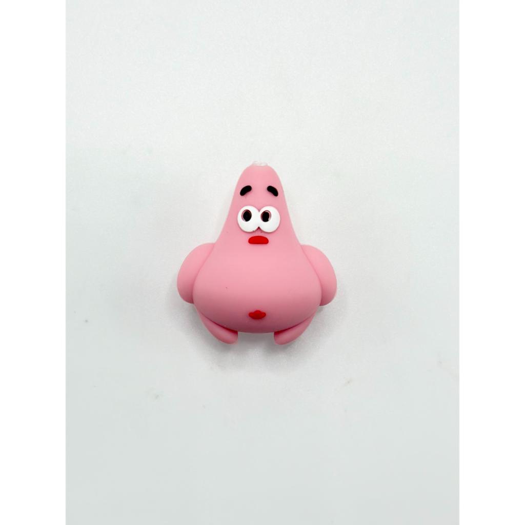 Starfish Without Clothes 3D Pink Silicone Focal Beads