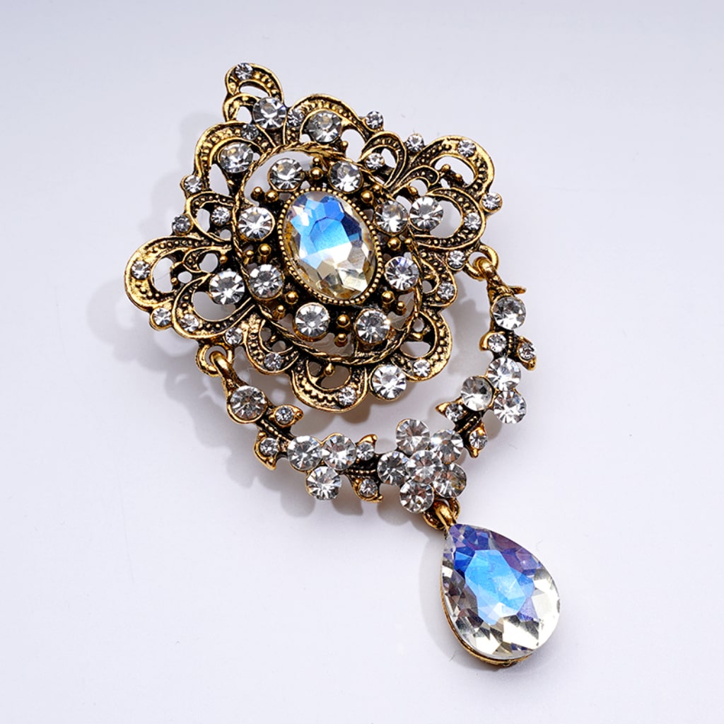 Gold Bling Bling Fancy Alloy Artwork with Shiny Rhinestones Pendants Cute Butterflies Hearts Stars Clay Beads, Around 49*83MM