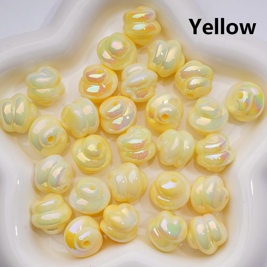Luminous Ice Cream UV Coating Acrylic Bead 17*17MM (Single Color is available for 200pcs Whole bag)