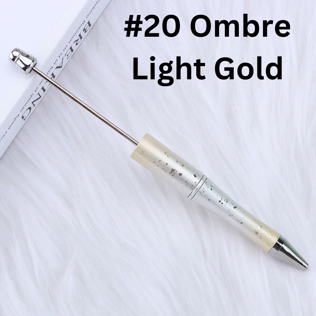 Star Sky New Style DIY Beadable Pens in Ombre Colors, 147MM