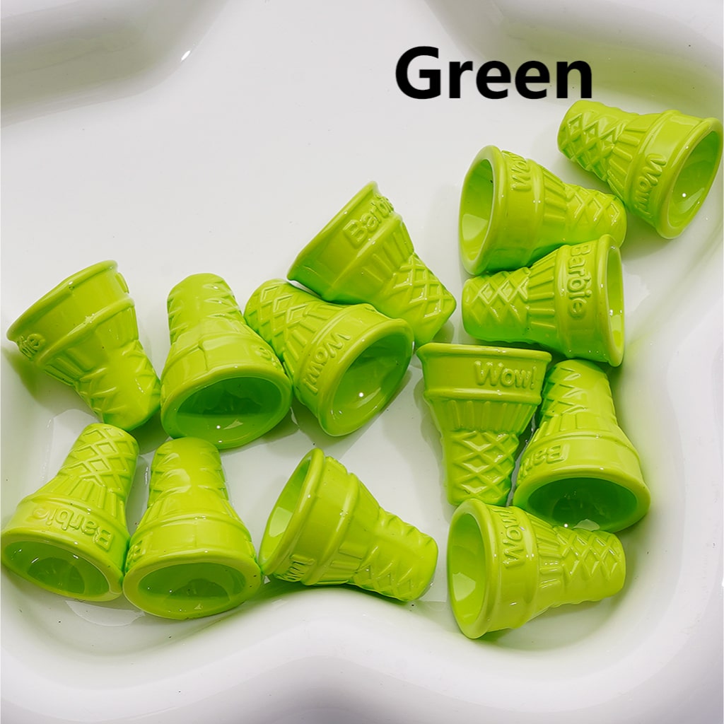 Cute Ice Cream Cone Acrylic Beads, 21*18MM (Single Color is available for 200pcs(Whole bag))