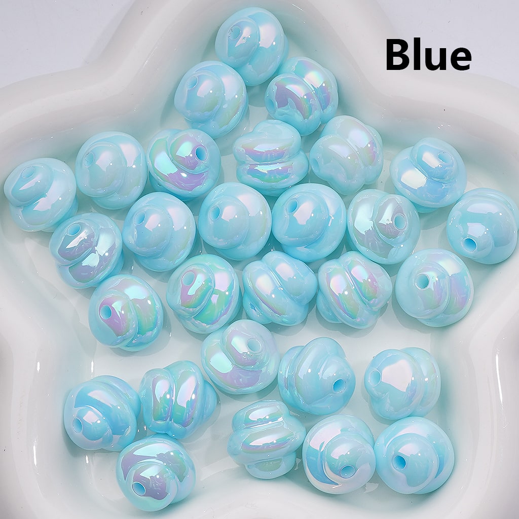 Luminous Ice Cream UV Coating Acrylic Bead 17*17MM (Single Color is available for 200pcs Whole bag)