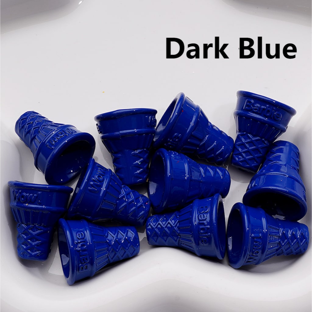 Cute Ice Cream Cone Acrylic Beads, 21*18MM (Single Color is available for 200pcs(Whole bag))