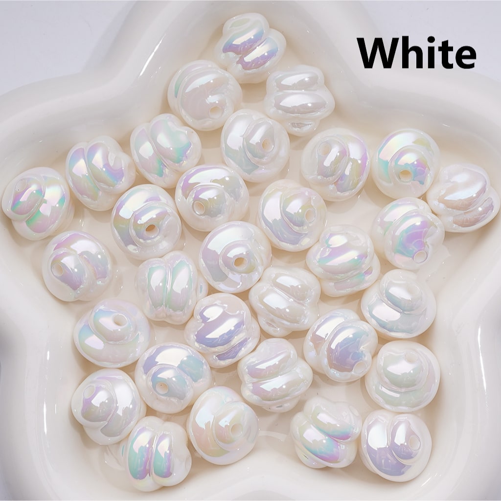 Luminous Ice Cream UV Coating Acrylic Bead 17*17MM (Single Color is available for 200pcs Whole bag)