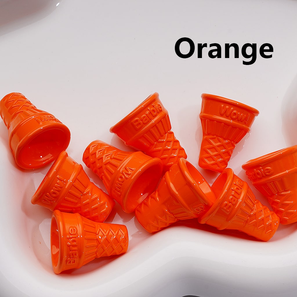 Cute Ice Cream Cone Acrylic Beads, 21*18MM (Single Color is available for 200pcs(Whole bag))
